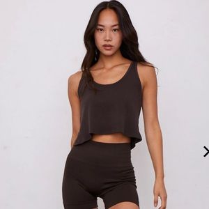 Espresso tank top